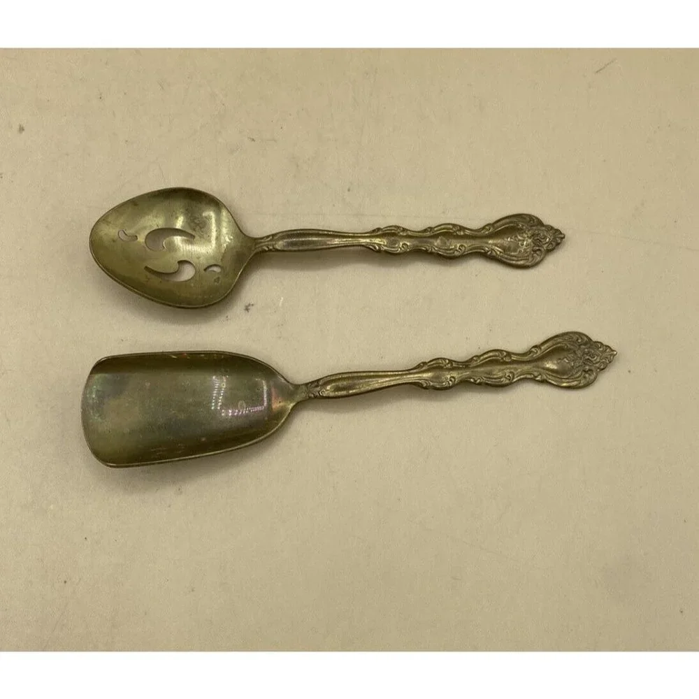 Golden Bon Bon & Relish Spoons Interlude by International Silverplate